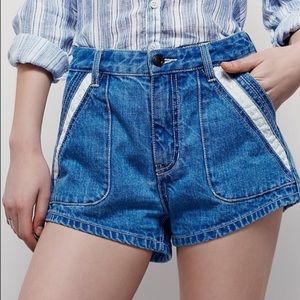 FP denim short.